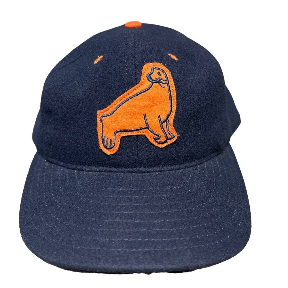 Ebbets Field Flannels San Francisco Seals 1940s Fitted Base Ball Cap 7 3/4 Vtg